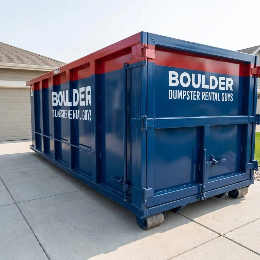 Aerial view of the Frederick, CO area served by Boulder Dumpster Rental Guys